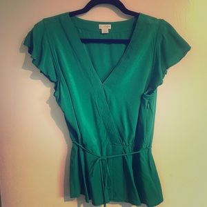 NWOT J Crew Fit and Flare Blouse